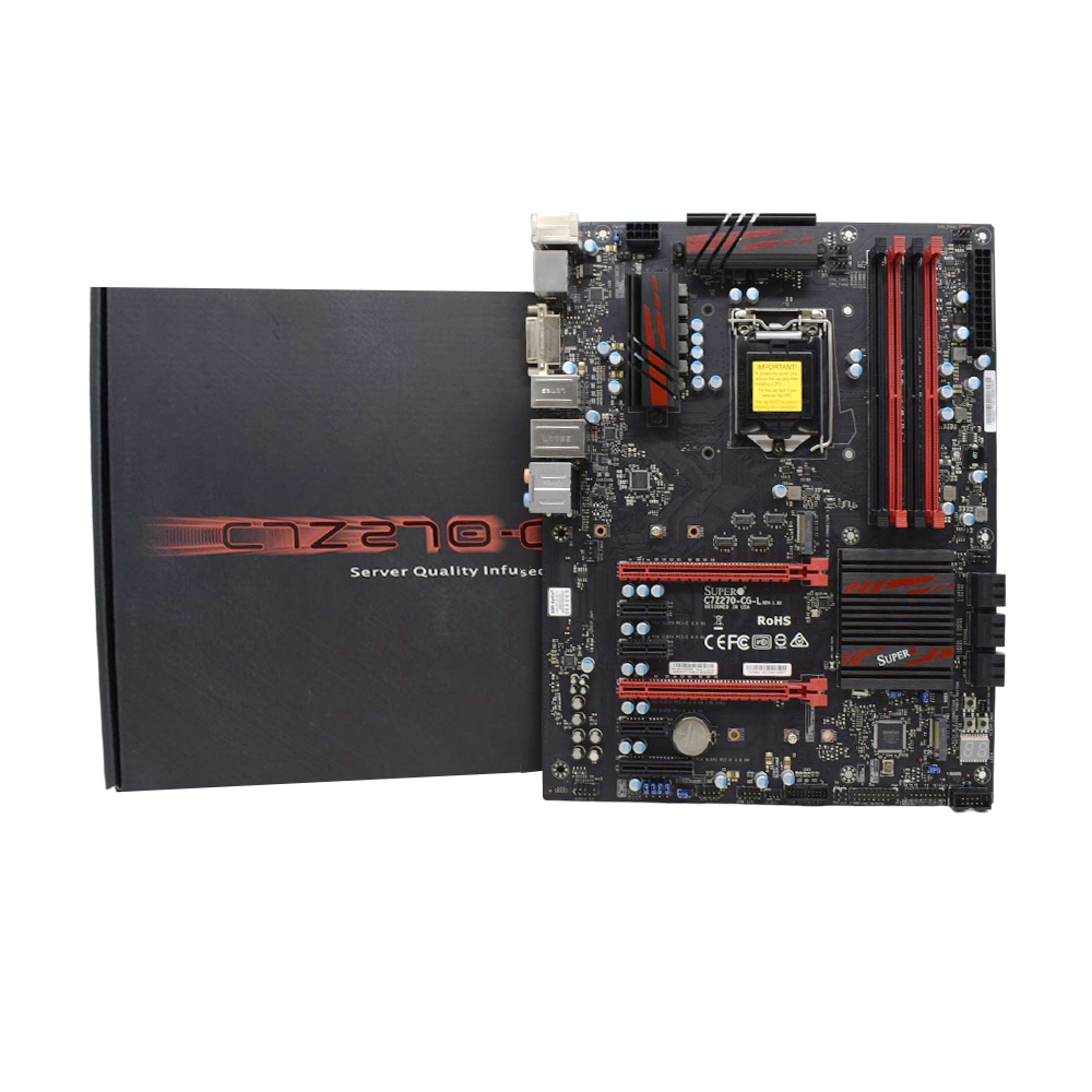 슈퍼마이크로 브랜드 새 제품 C7Z270-CG-L Z2 - Intel Cpu Core I9 리뷰 및 가격