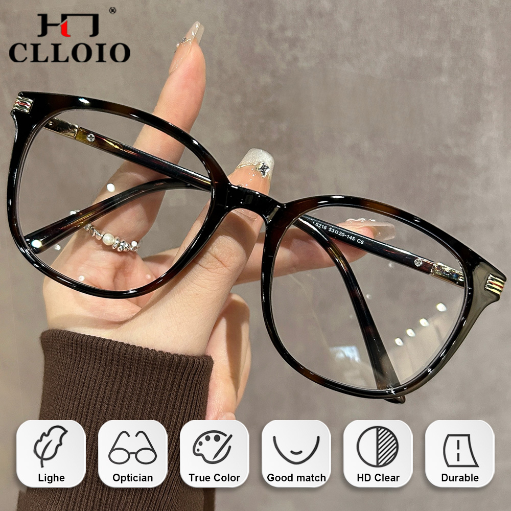 CLLOIO 라운드 대형 프레임 근시 독서 처방 안경  - Office High Tech 리뷰 및 가격